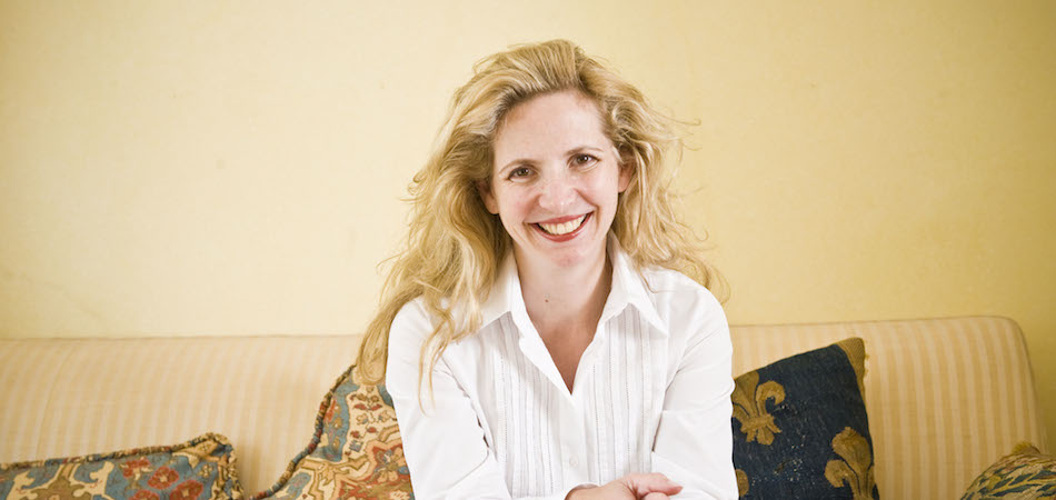 AMANDA FOREMAN at her home in Fulham